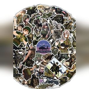 Female Soldier Stickers 50Pcs Water Bottles Stickers for Kids Teens, Army
